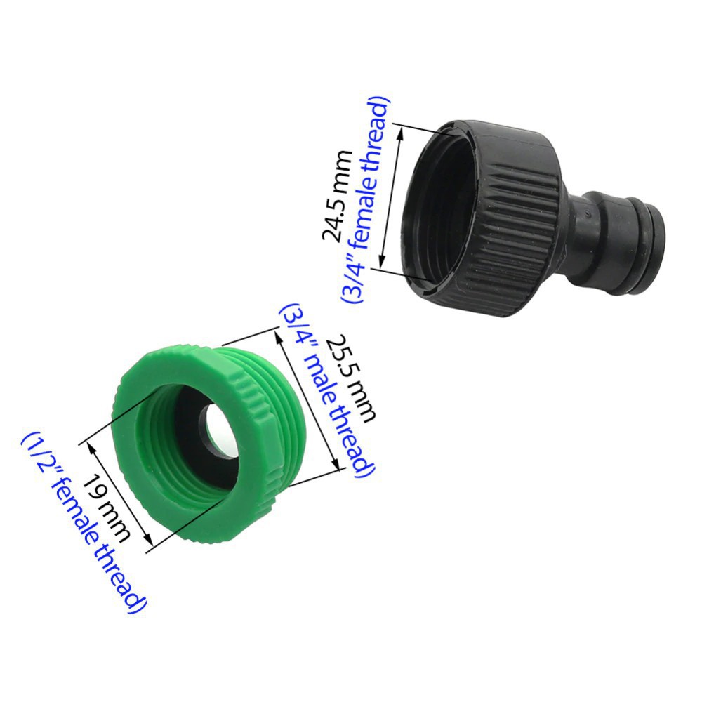 KONEKTOR KRAN SELANG  SAMBUNGAN 16MM QUICK RELEASE KE SELANG 4/7MM