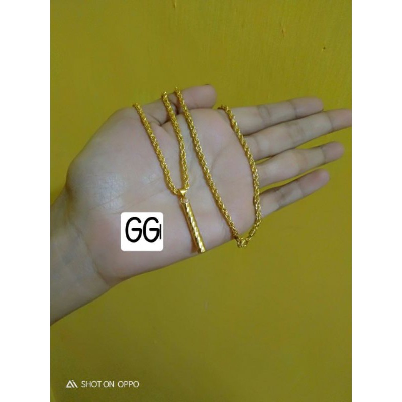 acc kalung lapis emas 24 karat model terbaru modern