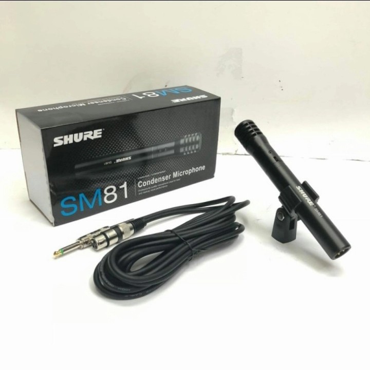 Mic Kabel Shure SM81 Condenser Shure SM 81 Condensor