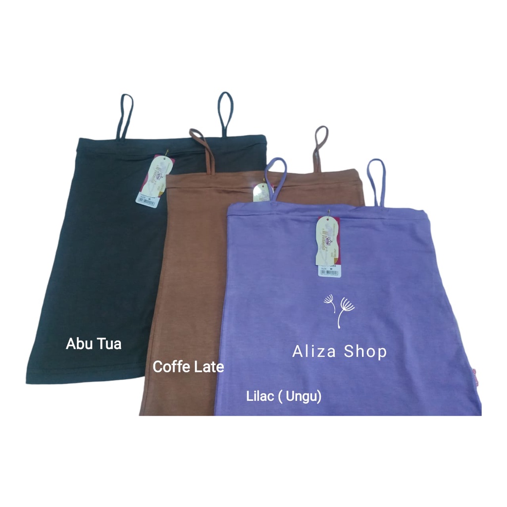 Tank Top Square Kemben Kotak Adem Bagus Tali kecil  Kaos Dalam Wanita Merk Miranda Size S - XXL 5669