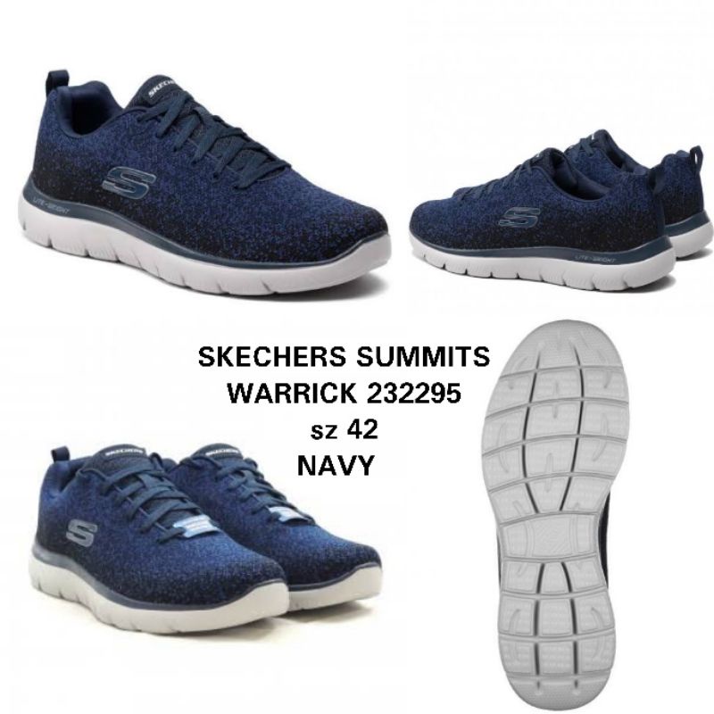 SKECHERS SUMMITS WARRICK NAVY 232295