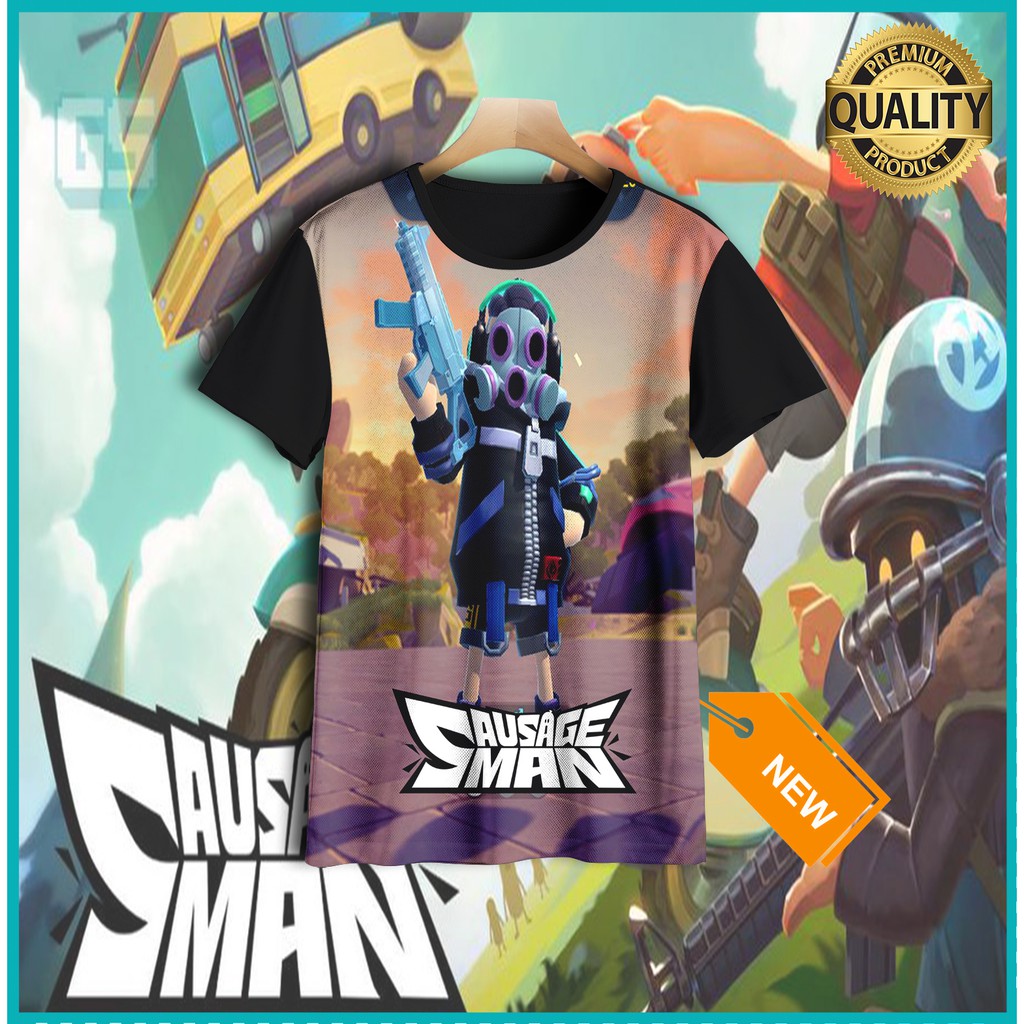 Kaos Anak Game Sausage man