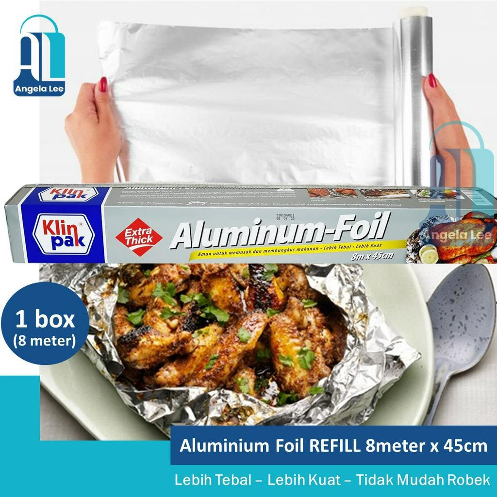 Klinpak Aluminium Foil Jumbo Box 8m x 45cm