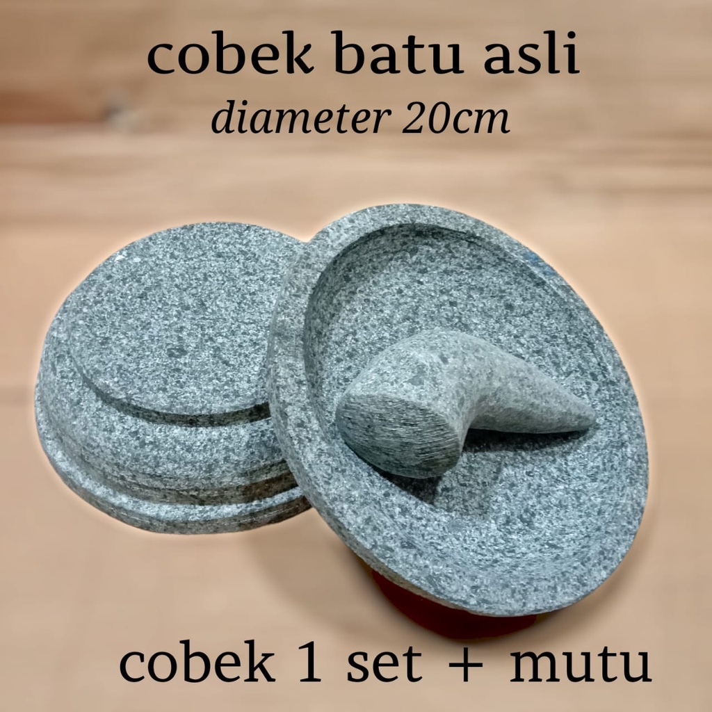 MuTu COBEK//COET+ ULEKAN BATU ASLI 20 CM