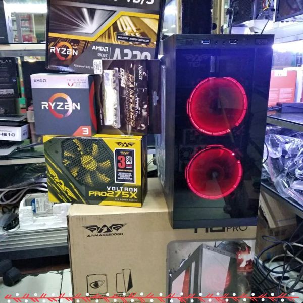Sedang Promo PC RYZEN 3 2200G SSD 120GB 1 TB