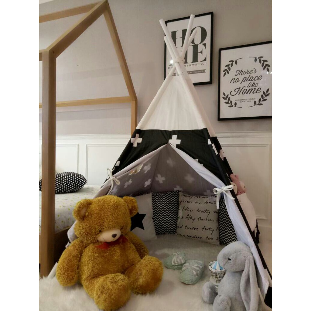 TENDA // TEEPEE TENT BLACK PLUS
