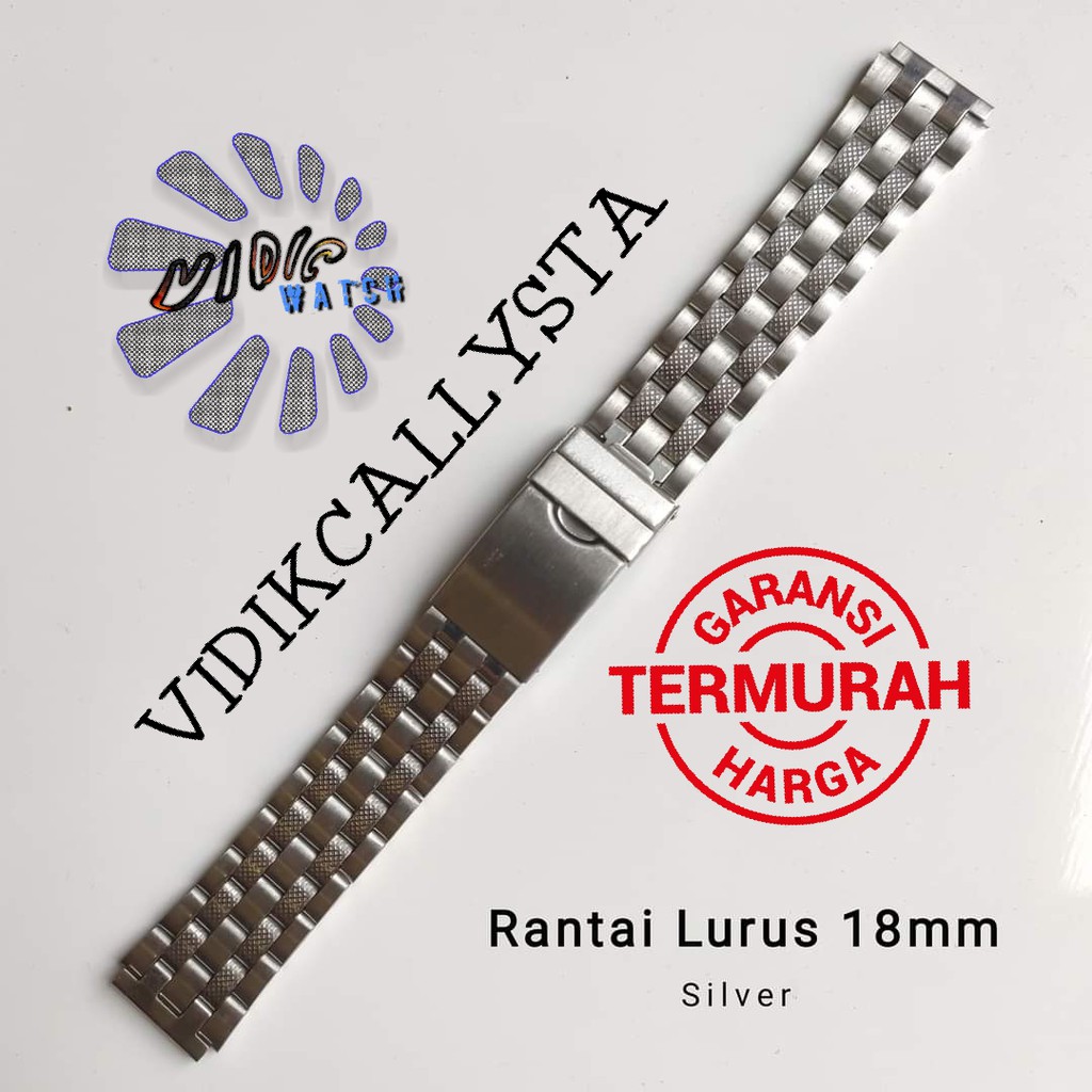 18mm Stainless steel Strap Tali jam Casio Rante Rantai Brecelent 18 mm AE 1200 1300 1000 1100