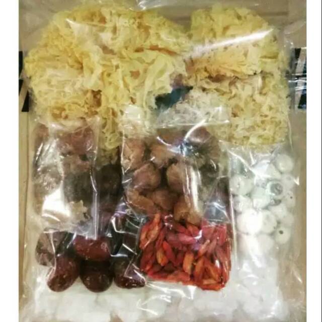 

Bahan untuk masak peach gum berat 180