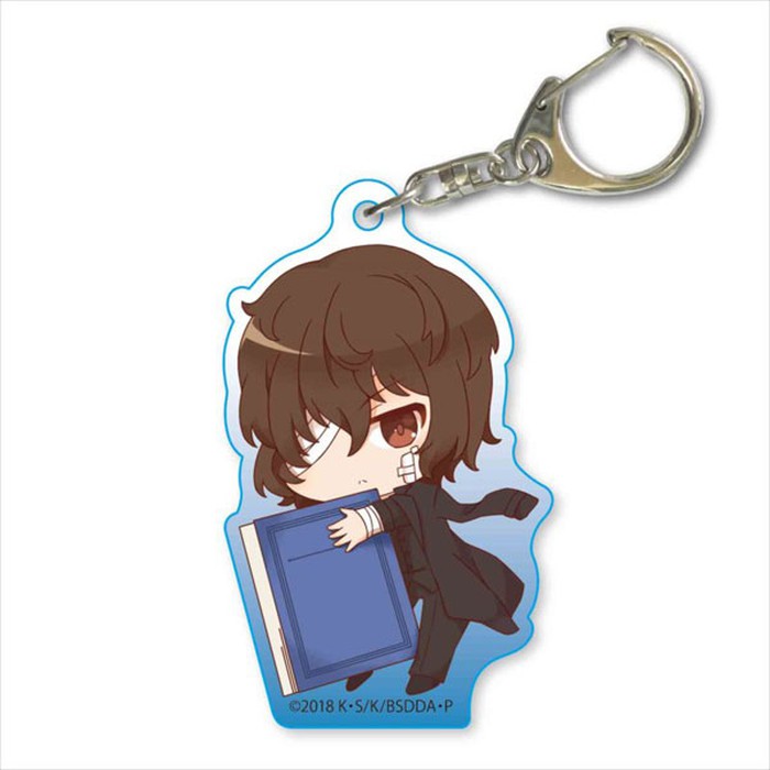 Gyugyutto Acrylic Keychain Bungo Stray Dogs DEAD APPLE Osamu Dazai
