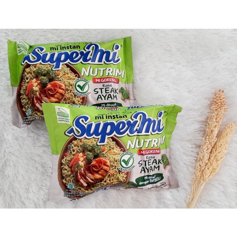 Supermi Nutrimi Mie Goreng 80 gr / Mie Sakura Mie Goreng 60 gr