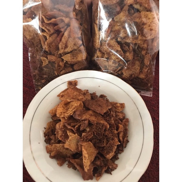 

Kerupuk Rendang Randang Telur Telor / Kripik Randang Telor Telur / Oleh-oleh Minang