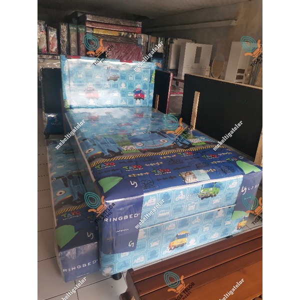Springbed 2in1 Sorong by LJ Double Garansi Spring 15th Spon 5th Tayo Manchaster United