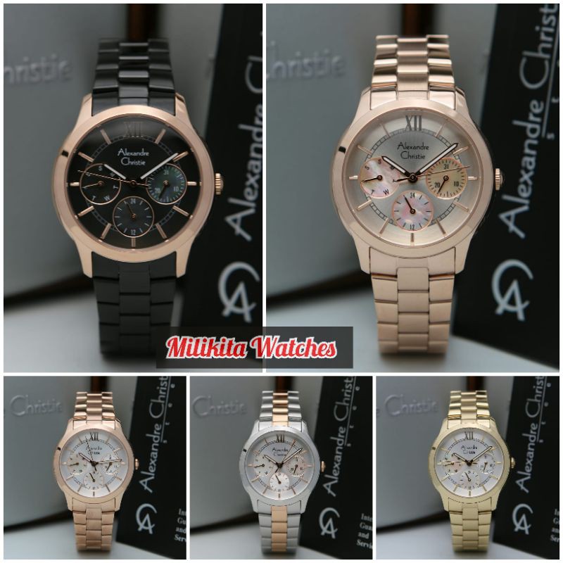[ORIGINAL100%✔]JAM TANGAN WANITA ALEXANDRE CHRISTIE AC2815 / AC 2815 GARANSI RESMI 1TAHUN