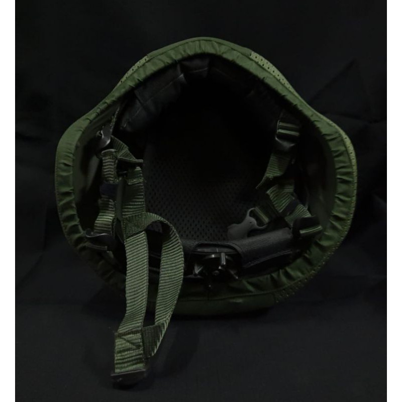 HELM TACTICAL LENGKAP DENGAN COVER HIJAU