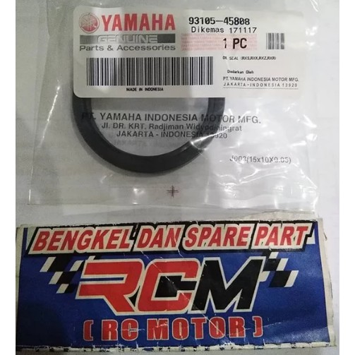 OIL SEAL SIL GEAR GER GIR BOX GIGI SPEEDO SPIDO RXKING RX KING ORI ORIGINAL YAMAHA ASLI 93105-45808