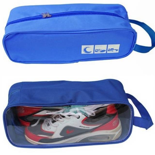 tas sepatu olahraga, travel praktis unik dan murah / mini shoe pouch sport /