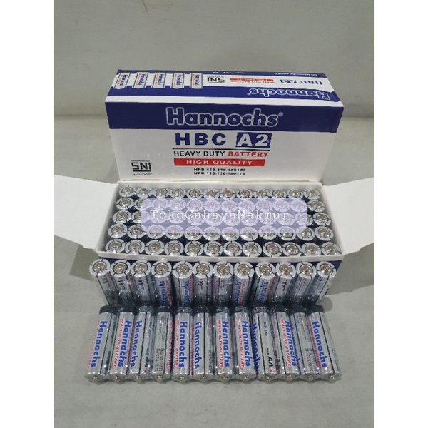 Baterai / Batere / Batrai / Battery AA A2 Hannochs SNI - High Quality