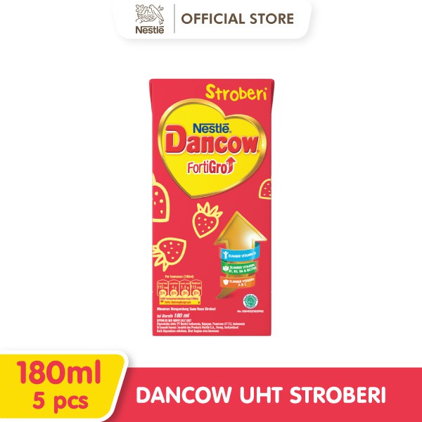 

Nestlé DANCOW Strawberry FortiGro UHT 180 ml x5