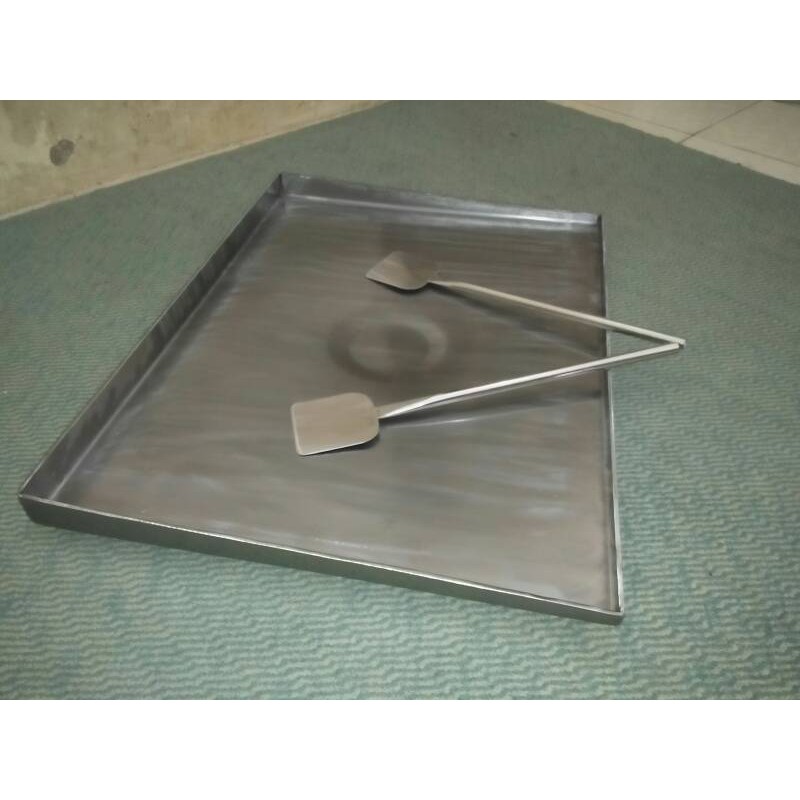 Wajan Martabak Telur Persegi Uk 60x80cm Dg List Pinggiran Shopee Indonesia