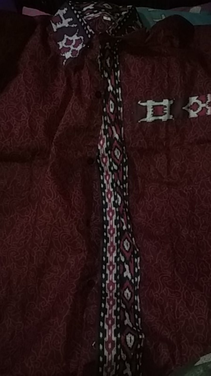 Kemeja Batik Pria Lengan Panjang Size M Lxl Xxl Bswart Batik Hrb026