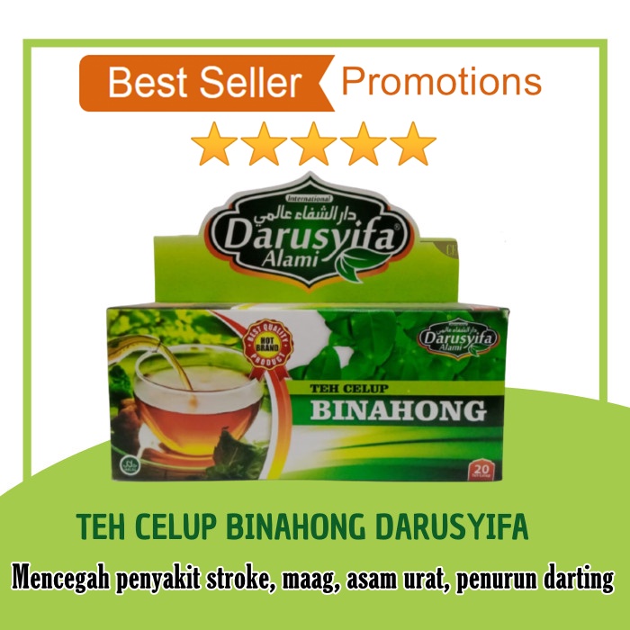 

HERBAL TEH BINAHONG DARUSSYIFA CELUP OBAT STROKE AMPUH PENURUN DARAH TINGGI ORIGINAL