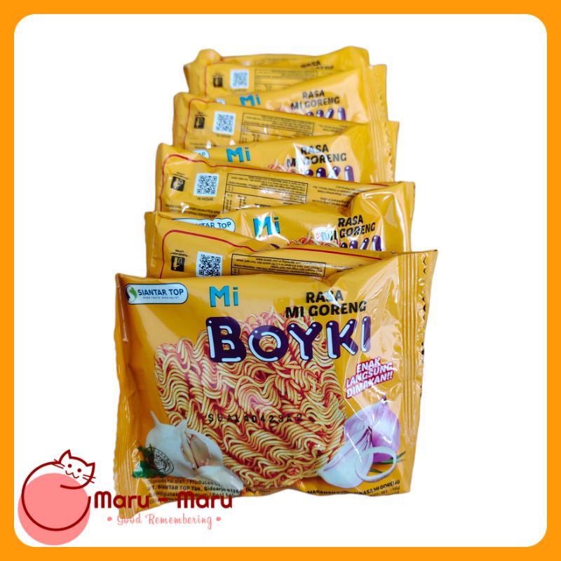 

Boyki Renceng Snack Mie Siap Makan isi 10pack @9gr