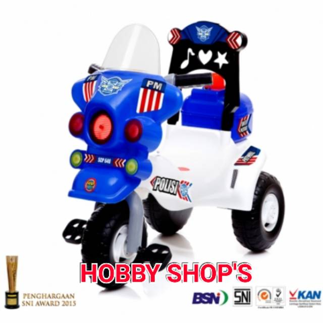 SHP SCP 640 SEPEDA  TRICYCLE POLISI  MOTOR POLISI  ANAK  