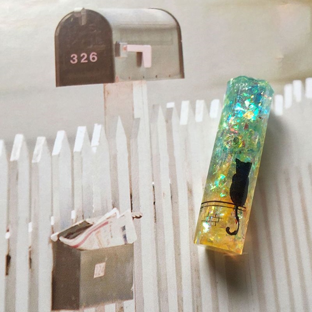 Cetakan Resin Epoxy Bahan Silikon Transparan Bentuk Silinder Poligonal Untuk Membuat Perhiasan