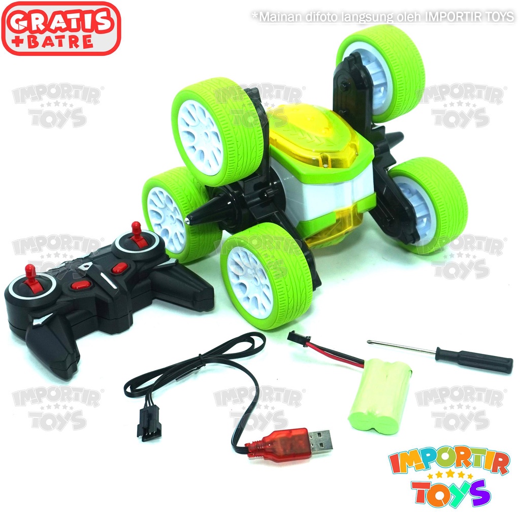 Remote Control Stund Car Mainan RC Car Bisa Berputar 360 Charge USB