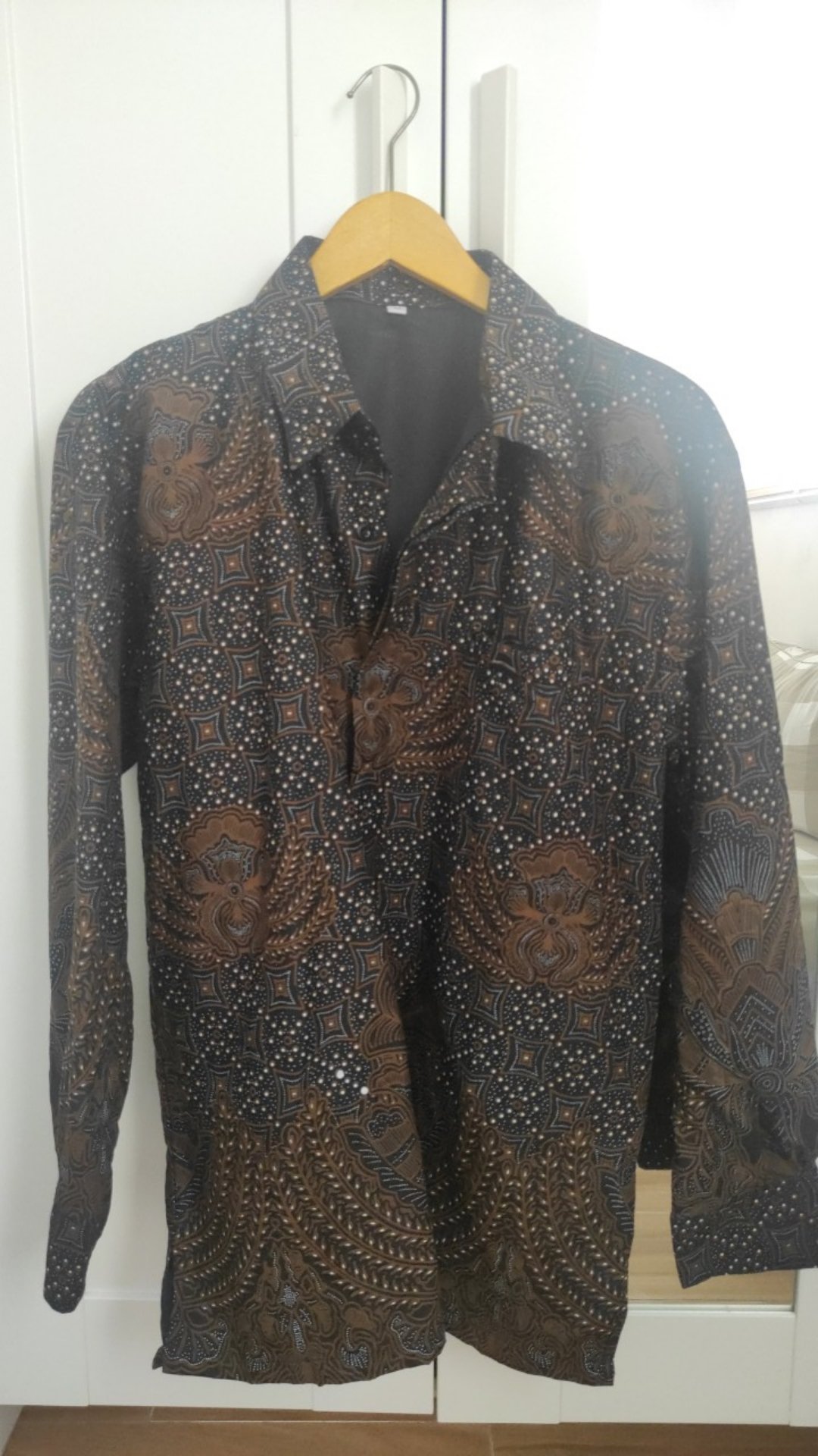 Anjasmara Sogan Kemeja Batik Pria Lengan Panjang Dan Pendek By Sm-batik