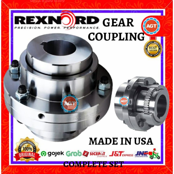 Jual FALK 1055 G20 GEAR COUPLING REXNORD TERMURAH LENGKAP