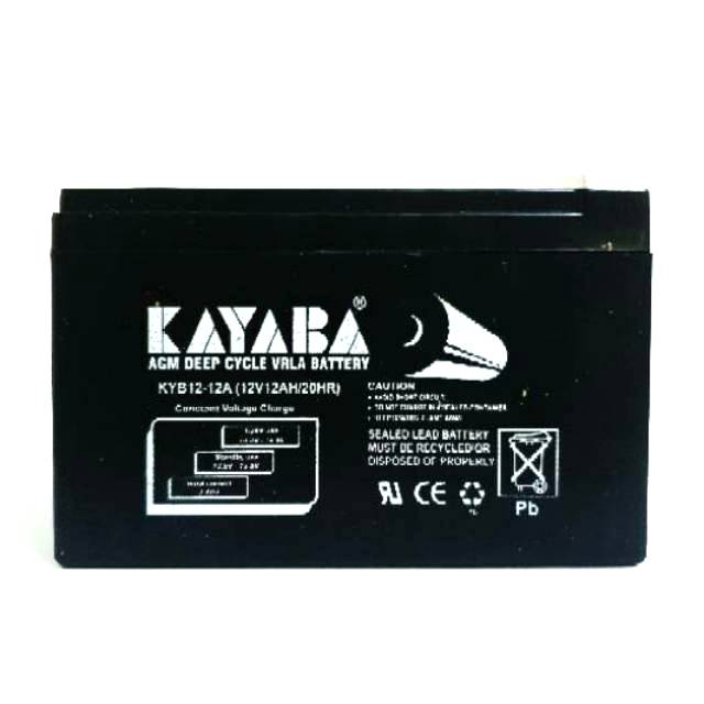 Jlelectro Aki/Baterai(Accu/Battery) Kering(Mf) Vrla(Ups) Sepeda Listrik 12V12Ah / 12V 12Ah Kayaba