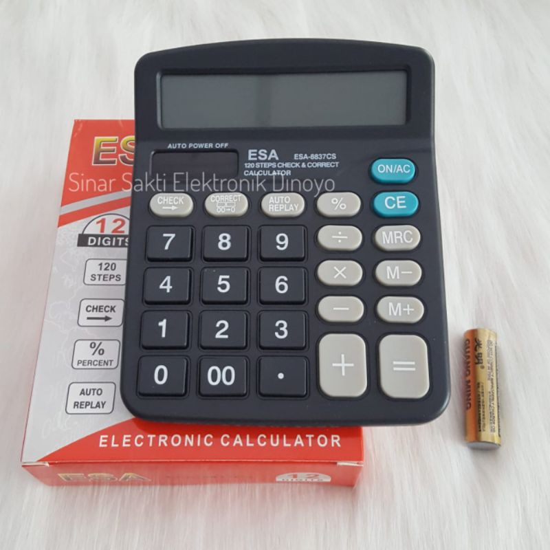 

Kalkulator Hitung 12 digit - Calculator - Kalkulator Meja Alat Mesin Hitung