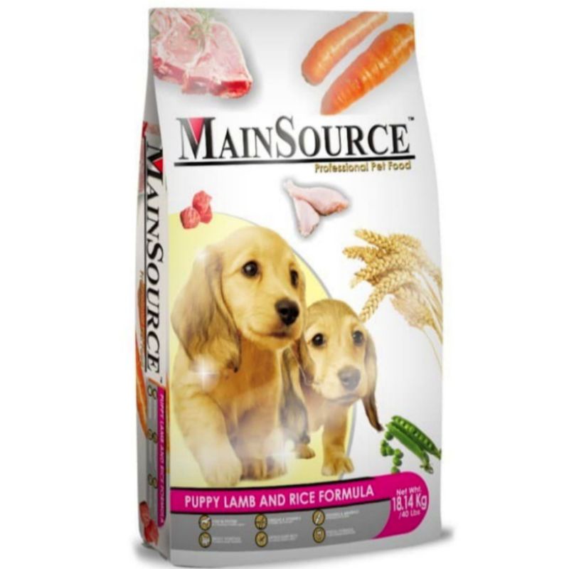 Mainsource Puppy Lamb 18 kg Dry Dog Food Maknanan Anak Anjing 18kg