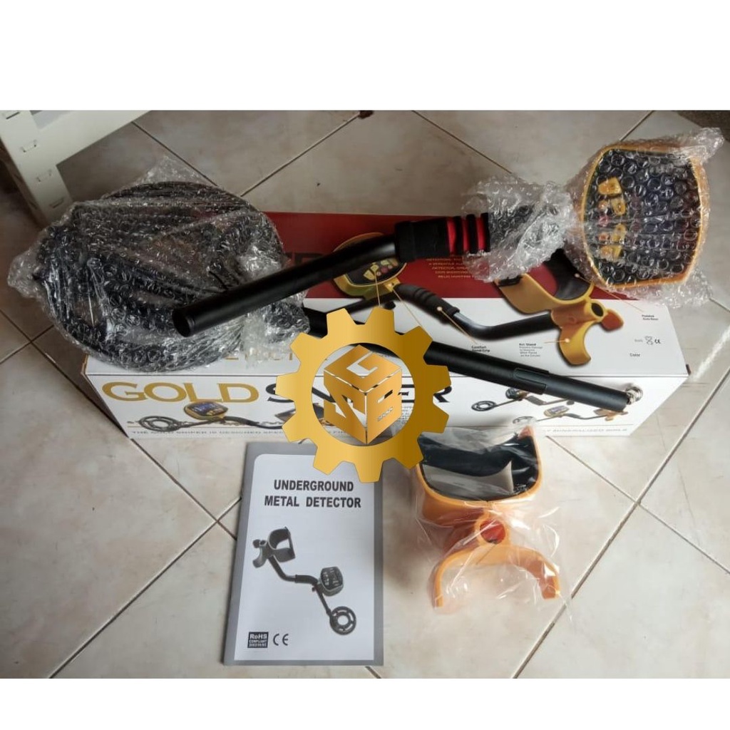 Alat Pelacak Emas dan Metal-Gold  Metal Detector with LCD Display