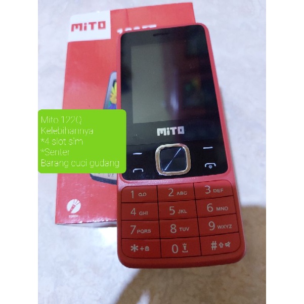Mito 122Q 2,4 inch 4 slot sim card