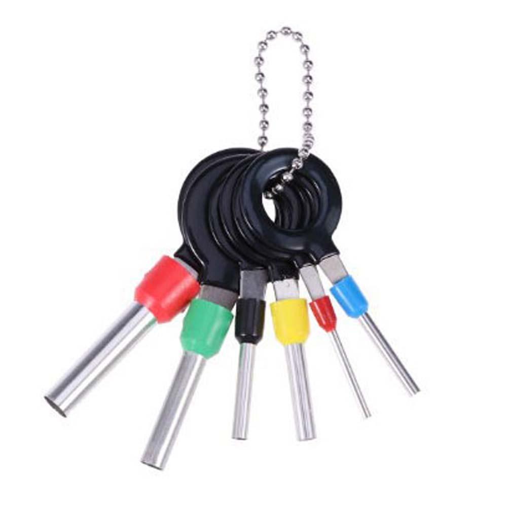 Nickolas1 Alat Cabut Terminal Ejector Wire Release Key Pin Terminal Puller Extractor Kit Pemetik Jarum Alat Perbaikan Tangan Mobil