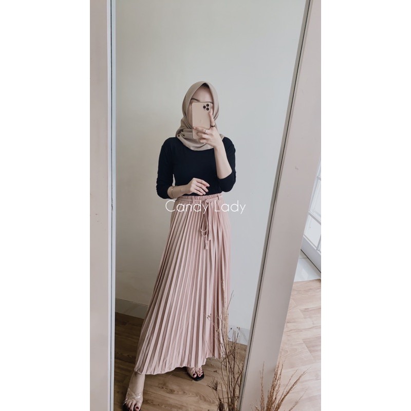 Rok Plisket Free Belt