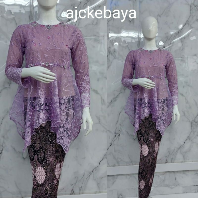 Kebaya/Kebaya Mewah /Gomes  Tille Payet/Kebaya Modern/Setelan Kebaya /Kebaya Couple/ Kebaya Kondagan/Kebaya Wisuda/Kebaya Terbaru