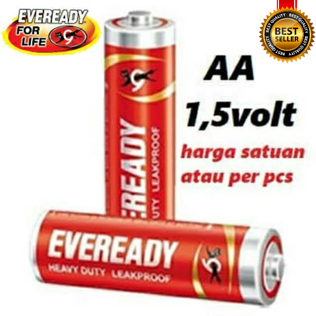 Baterai AA Eveready Bateray battery AA batrei A2