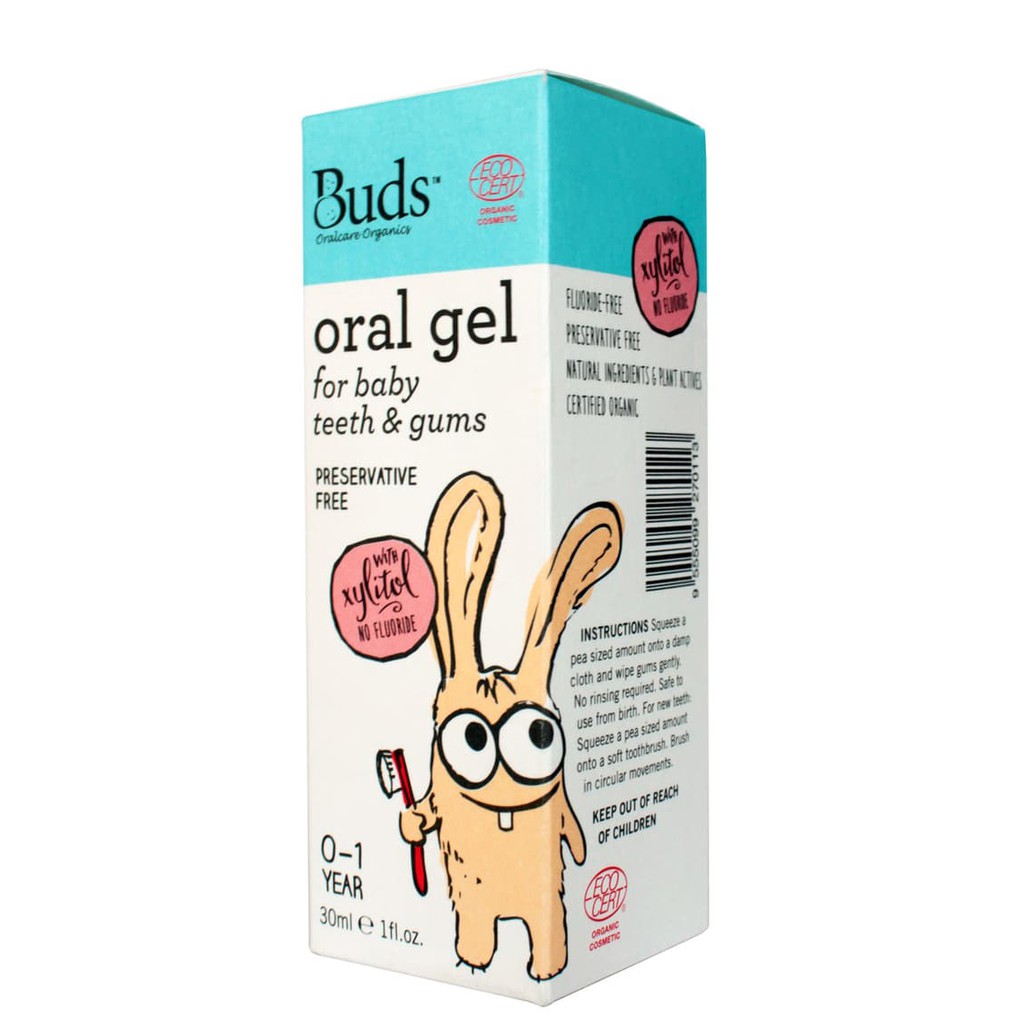 Buds Oral Gel for Baby Teeth &amp; Gums 30ml