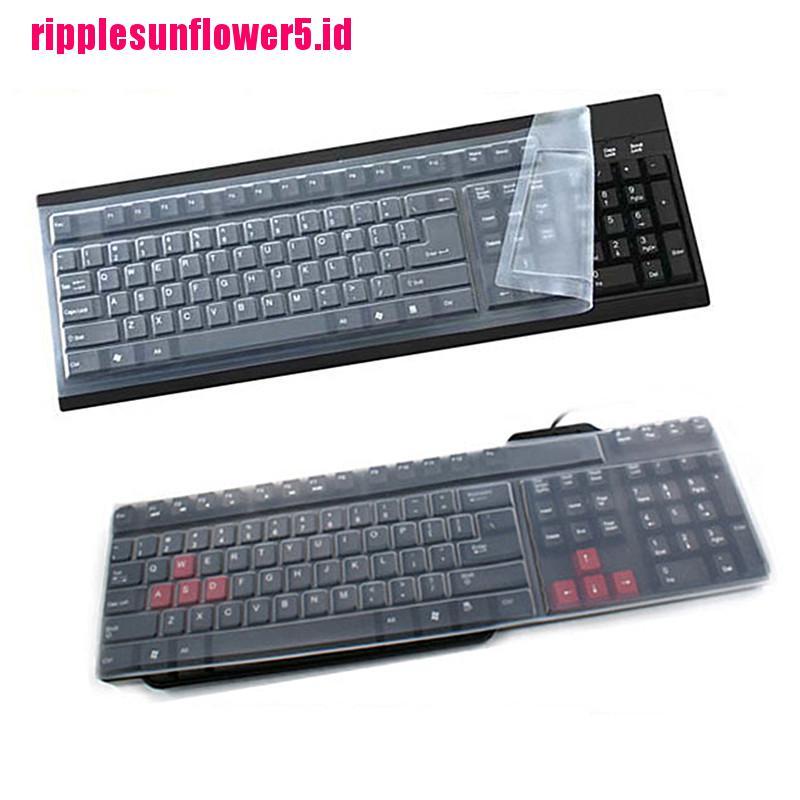 1pc Skin Cover Pelindung Keyboard Komputer Desktop Universal