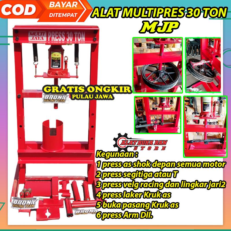 Alat Press Multifungsi press velg press kruk as press as shock press stang seher press kupu kupu