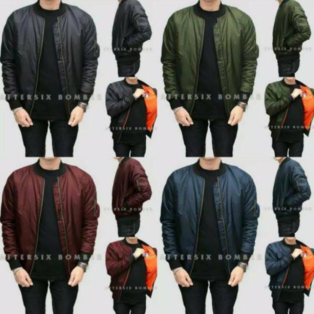 JAKET BOMBER PRIA COWOK TERBARU KEREN PARASUT DISTRO