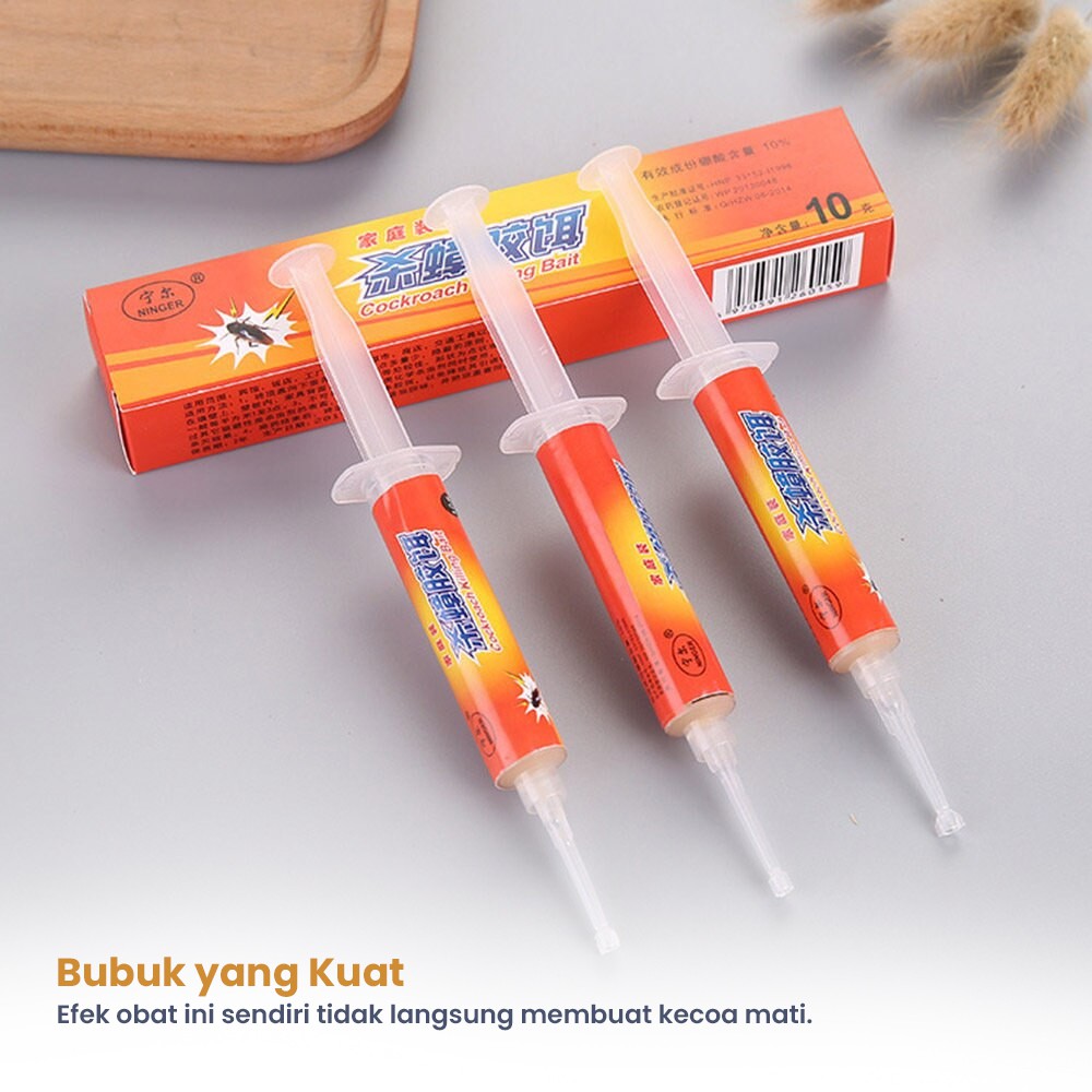 Gel Racun Pembasmi Kecoa Terbang Obat Basmi Pembunuh Kecoak Terbang