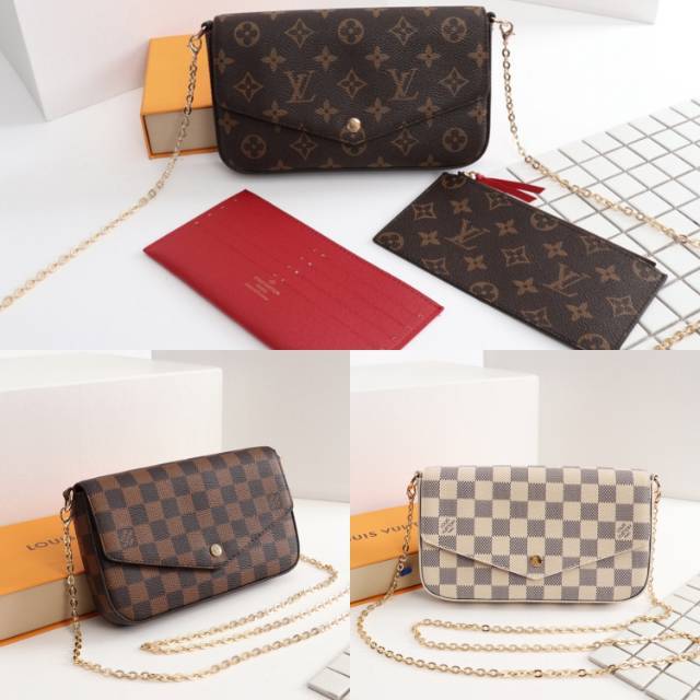LV NICHOLAS M61276 / TAS WANITA LV / MIRROR QUALITY