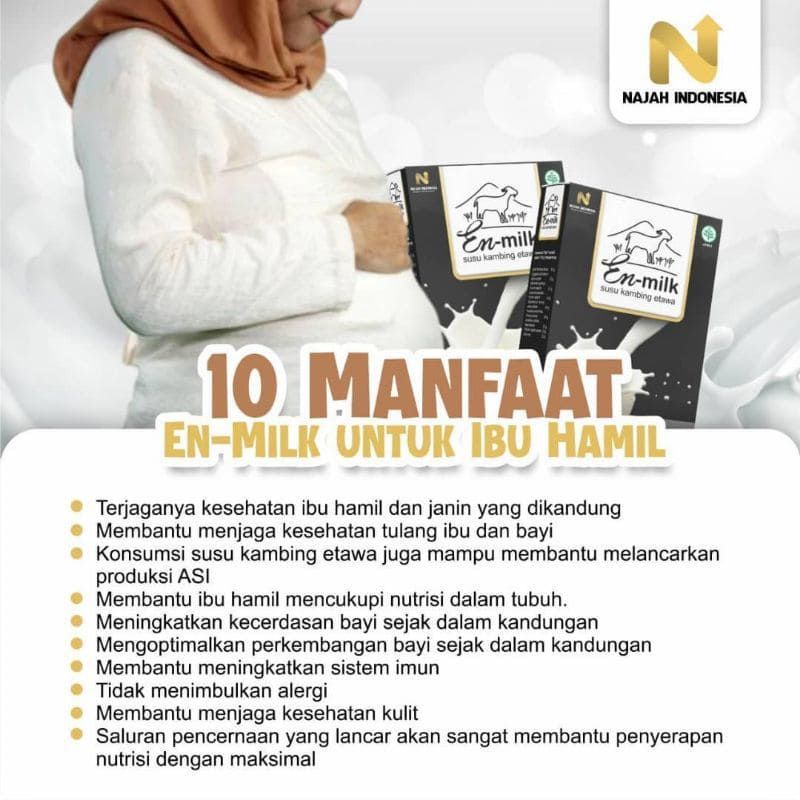 

SUSU KAMBING ASLI ETAWA EN-MILK PLUS HERBAL 200GR