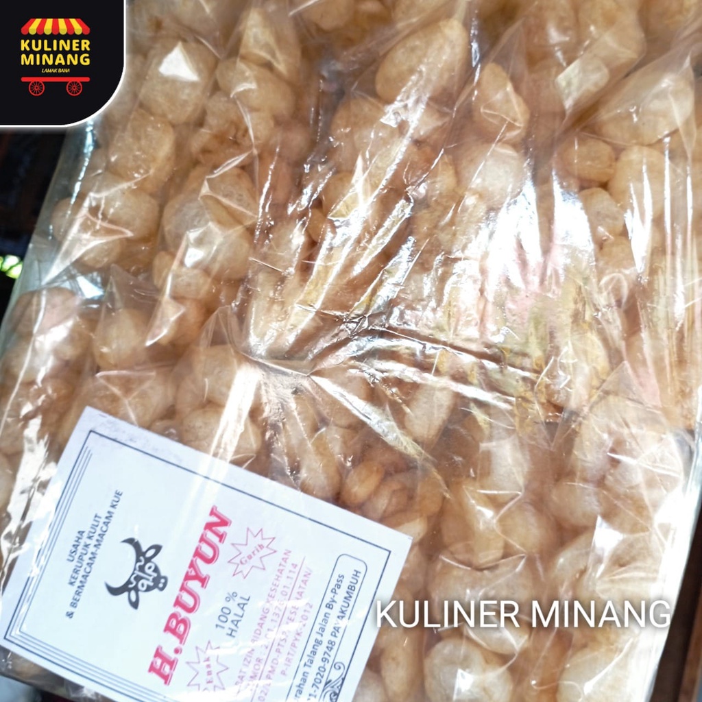 

Kerupuk Kulit Jangat Jangek Kemasan H. Buyun Oleh-Oleh Asli Cemilan Kampung Makanan Khas Payakumbuh Padang Jajanan Snack Kuliner Minang Kabau AX00