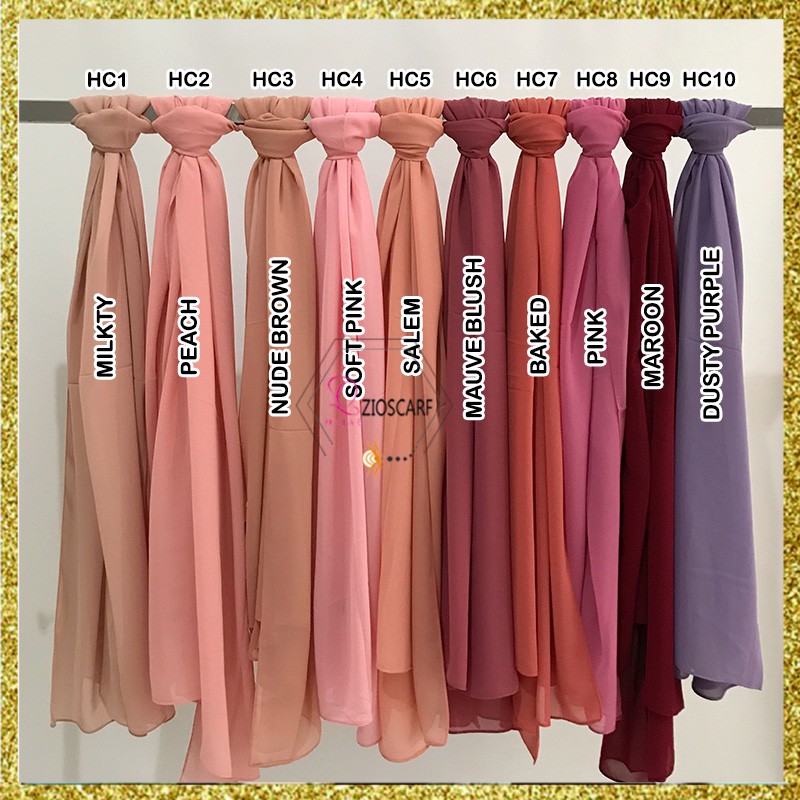 PASHMINA CERUTY BABY DOLL PASMINA CERUTI CERUTTY HEAVY CHIFFON BABYDOLL IMPORT MURAH A38