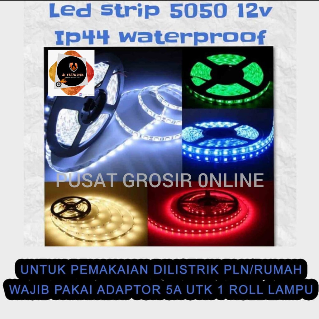 Lampu LED Strip DC  1 Roll / 5 Meter